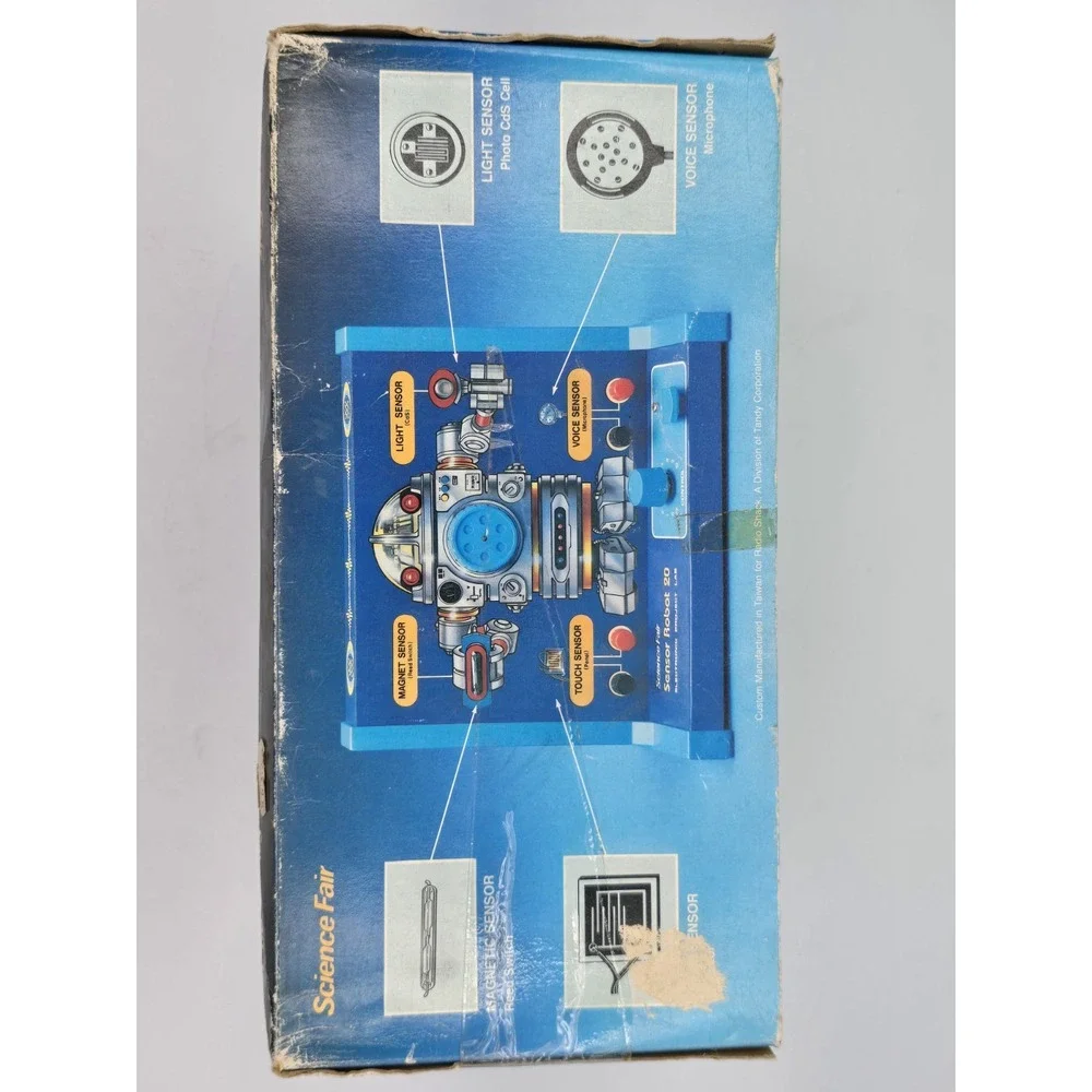 Vintage Radioshack Science Fair SENSOR ROBOT 20 Electronic‎ Project Lab